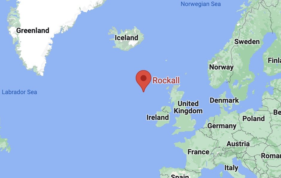Rockall's location
