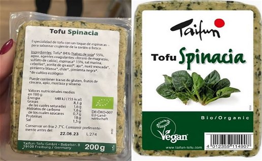 Image of Tofu Spinacia.