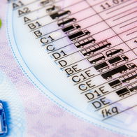 Image of a UK driving licence in 2022.