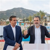 Alfaz Mayor Vicente Arques during the presentation of the project.