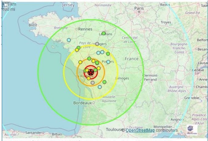 Massive 5.8 Earthquake Rocks Western France « Euro Weekly News