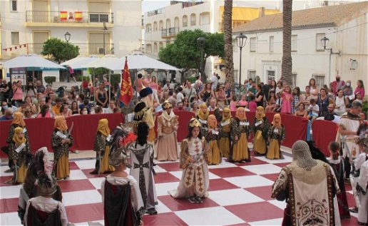 Fun in Vera with Moors and Christians Living Chess