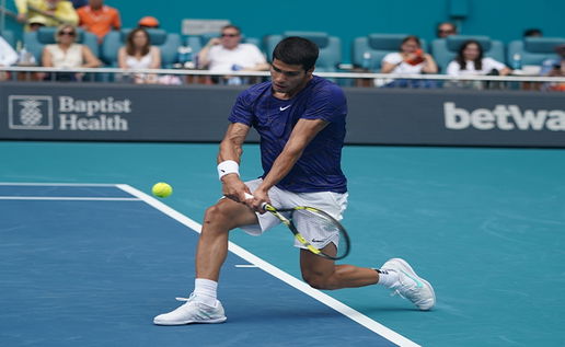 Image of Spanish tennis star Carlos Alcaraz.