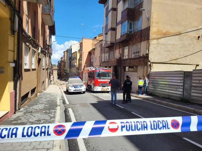 Five-storey apartment block collapses in Aragon