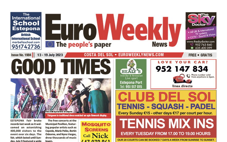 Costa del Sol newspaper 13 - 19 Jul 2023 « Euro Weekly News