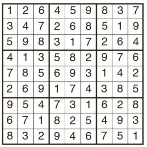 Easy Sudoku 1986