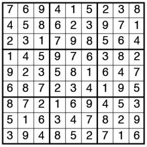 Easy Sudoku 1989