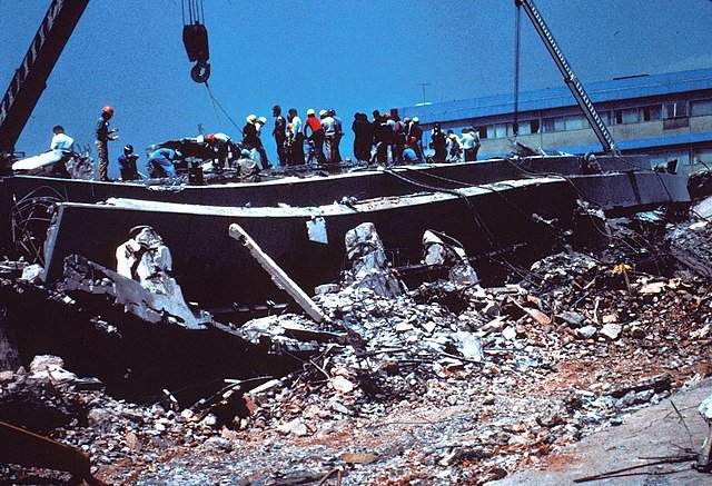 Rubble of the 1985 Mexico Earthquake