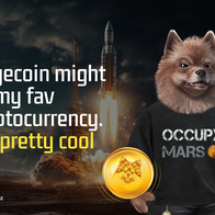 Pomerdoge character with dogecoin quoting dogecoin might be my fav