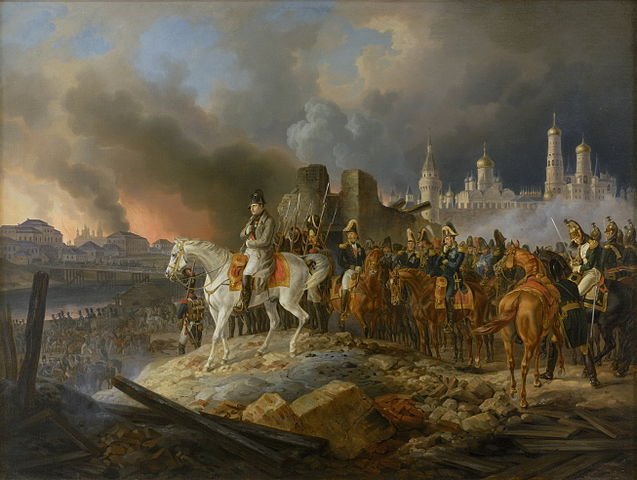 Great Fire of Moscow painting by Adam Albrecht