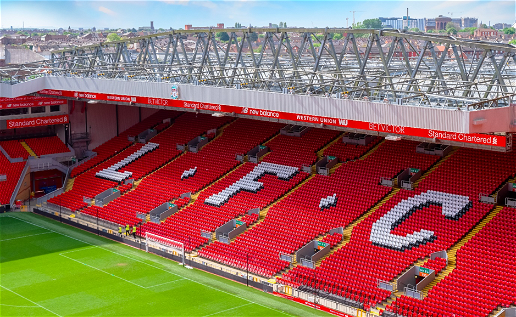 Picture of the Kop stand at Liverpool FC