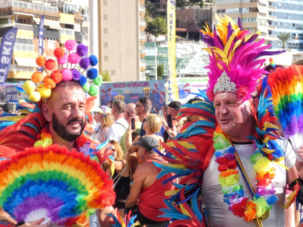 Colourful displays at Benidorm Pride