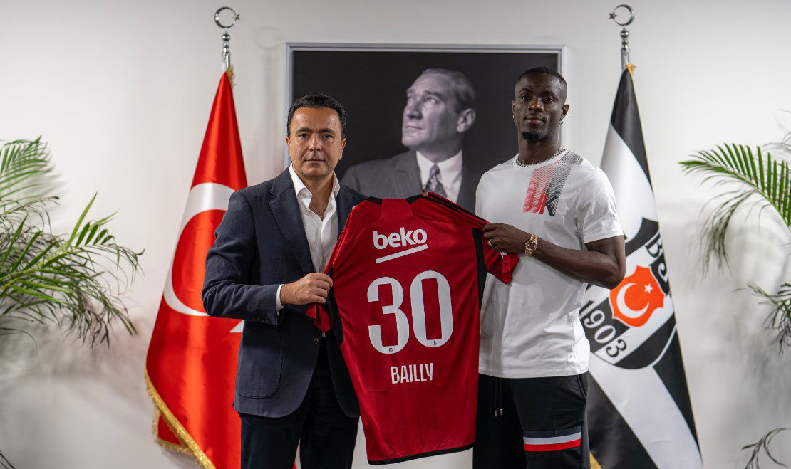 Eric Bailly of Besiktas JK duing the 2023 24 UEFA Europa