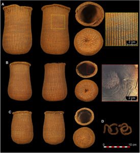 detailed photos of neolithic baskets