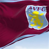 A flag of Aston Villa Football Club.