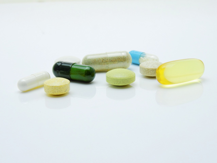 Different tablets and capsules