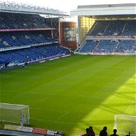 Image of Rangers FC's Ibrox Stadium.