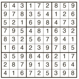 Easy Sudoku 2000