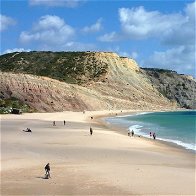 Image of Praia de Luz beach on Portugal's Algarve.