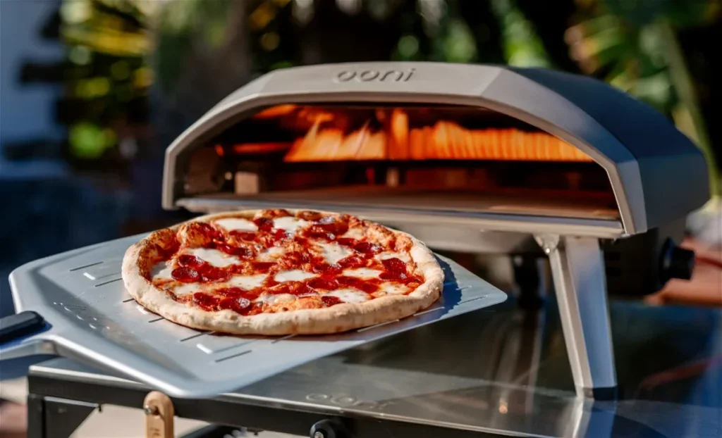 barbecue with pizza oven