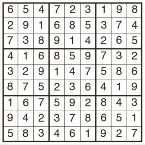 Easy Sudoku 2003