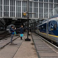 Image of a Eurostar train.