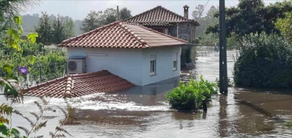 Tempestade Domingos deixa rasto de destruição no norte de Portugal «Euro Weekly News