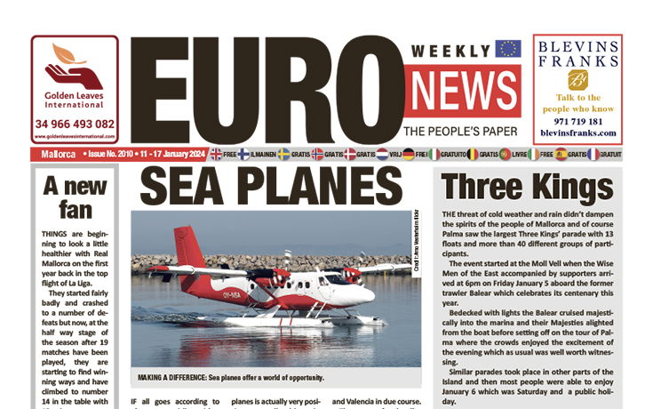 Mallorca 11 17 January 2024 Issue 2010 Euro Weekly News   EWNMAJ01 Copia 1 