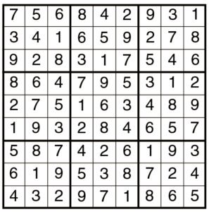 Hard Sudoku 2010
