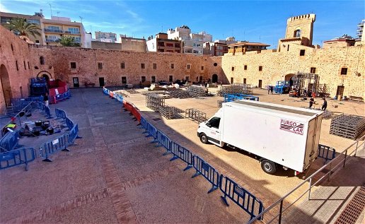 Lights, camera, action: Santa Pola's Fortress to star in cinematic tale.
