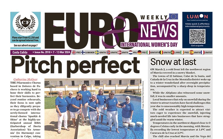 Costa Calida 7 – 13 March 2024 Issue 2018 « Euro Weekly News