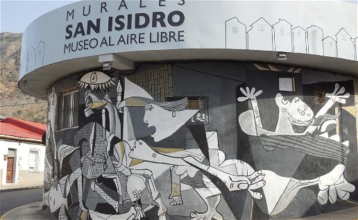 Mural magic: Orihuela celebrates with a splash of culture and creativity.
