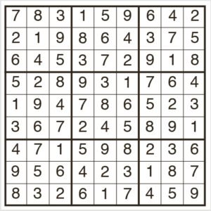 Easy Sudoku 2024