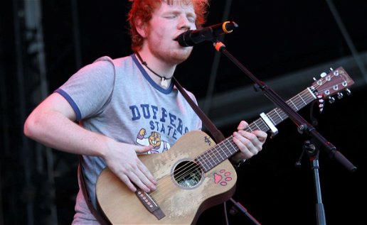 Ed Sheeran in 2012