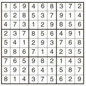 Hard Sudoku 2024