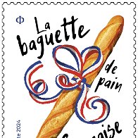 Scent-sational stamp: France's scratch-and-sniff baguette tribute.