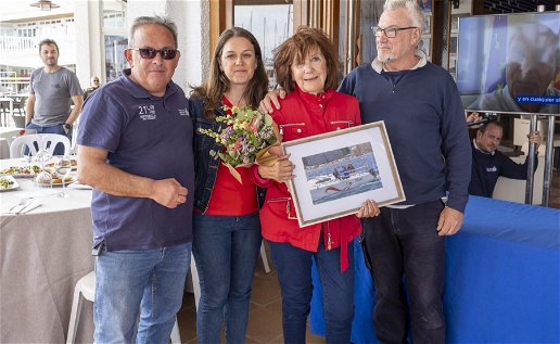Sailing pioneer: Tribute to Amelia Maseres at Real Club Nautico Torrevieja.