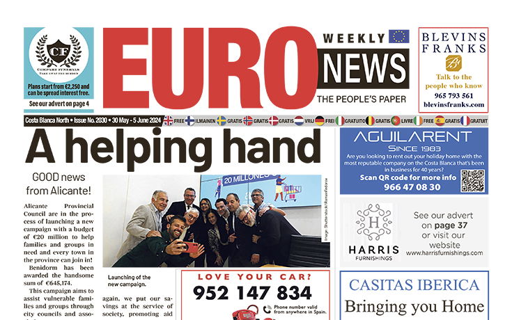 Costa Blanca North 30 May – 5 June 2024 Issue 2030 « Euro Weekly News