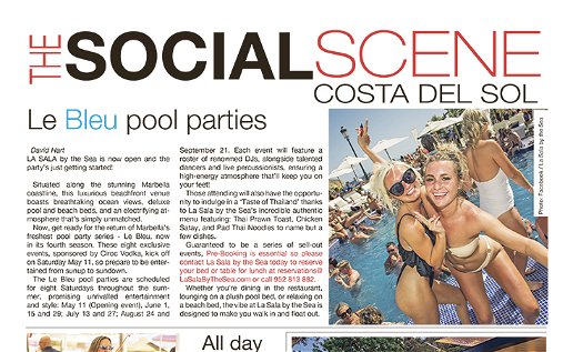 Social Scene Costa del Sol 9 – 15 May 2024 Issue 2027