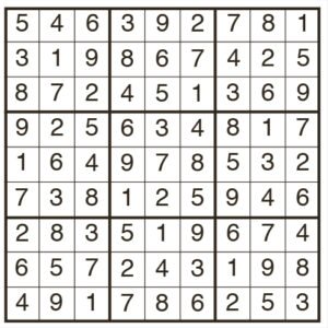 Easy Sudoku 2027
