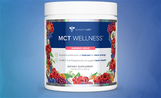 Blue background with tub for MCT Wellness