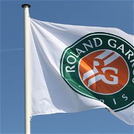 Flag for Roland Garros Paris for the French Open