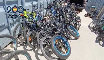 Over 30 stolen bikes found