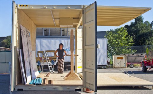 Turning shops and storage units into homes