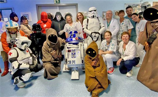 Star Wars 'invades' the hospital