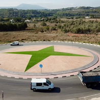 Javea roundabout made safer