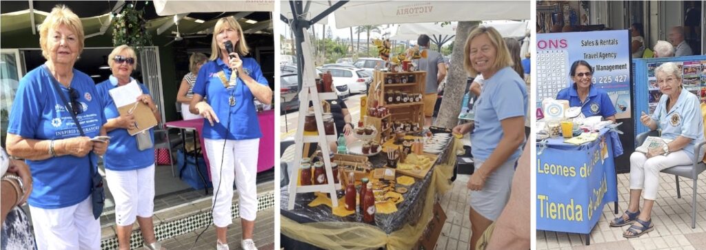 La Cala bazaar success. Euro Weekly News.
Lions Volunteers helping out.