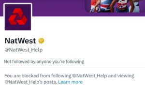 Blocked by Nat West for complaining.