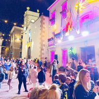 Ondara town with its Christmas lights for Christmas 2024 festivities