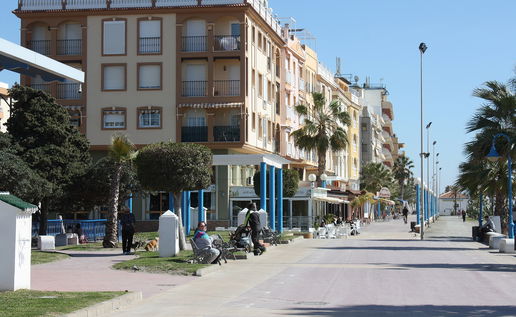 Promenade in Rincon de la Victoria